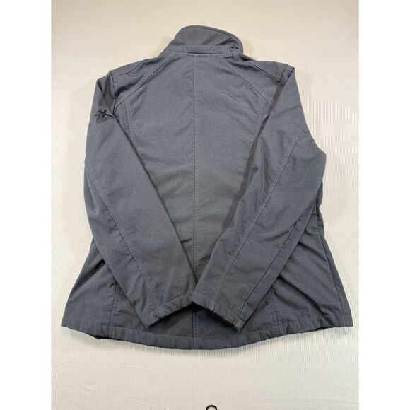 ZeroXposur Women’s Soft Shell Jacket Gray Fleece Lined Zip Front XL Warm - Picture 3 of 8